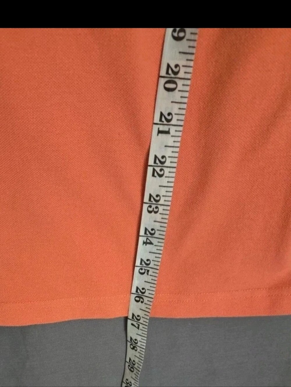 Tommy Hilfiger Pique Polo Shirt Mens XL Orange Coral Short Sleeve Y2K - Picture 6 of 8